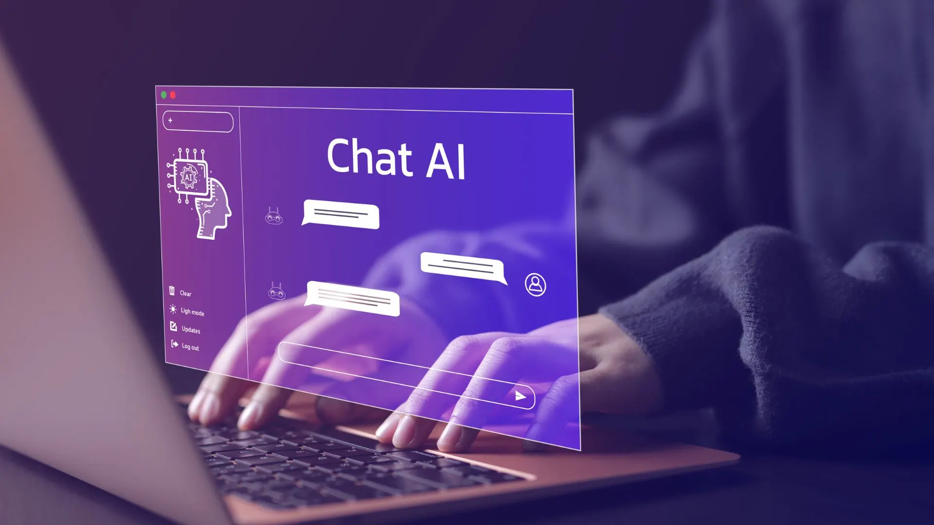 AI assistant conversation interface